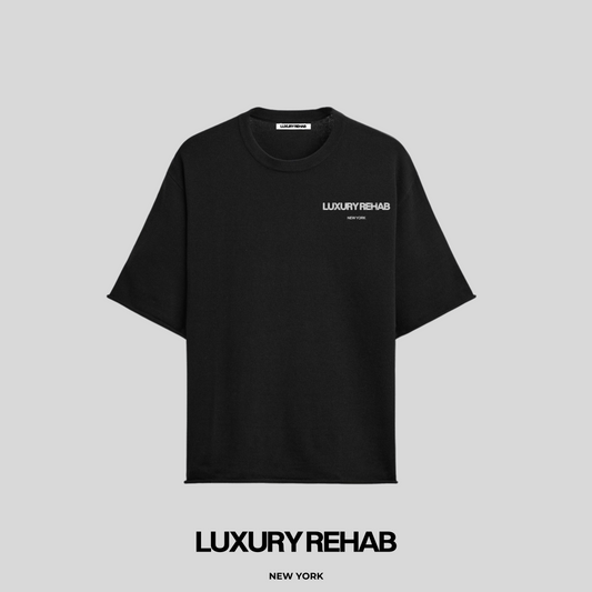 Black Luxury Rehab Knit T-Shirt