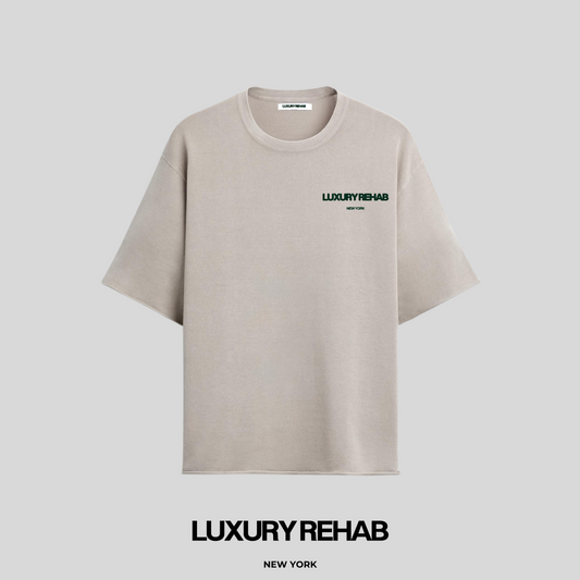 Beige Luxury Rehab Knit T-Shirt